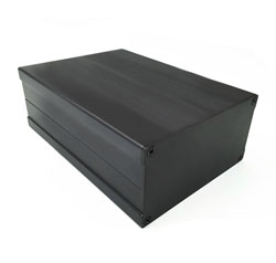 Корпус алюмінієвий 150*105*55MM aluminum profile box BLACK