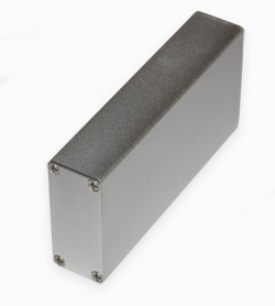 Корпус алюмінієвий 110*57*24MM aluminum case SILVER