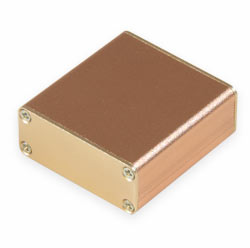 Корпус алюмінієвий 45*45*18.5MM aluminum case GOLD