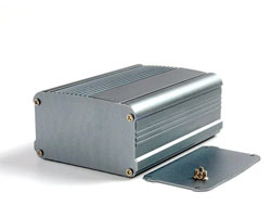 Корпус алюмінієвий 130*95*55MM aluminum case SILVER