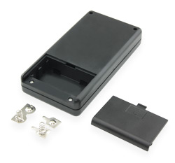 Housing 135 * 70 * 24mm Shell 2-03-1 black for batteries, window