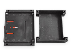 Корпус на DIN-рейку 115*90*40мм DIN3-01 Shell чорний
