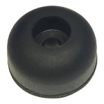 Rubber foot XD1910 D=19mm H=10mm Black