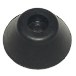 Rubber foot<gtran/> XD2008 D=20mm H=8mm Black<gtran/>