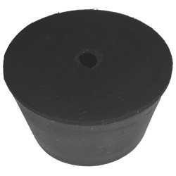 Rubber foot XD2515 D=25mm H=15mm Black