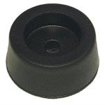 Rubber foot XD1507 D=15mm H=7mm Black