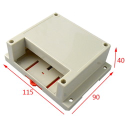 Корпус на DIN-рейку 115*90*40мм KH2-01c Shell білий