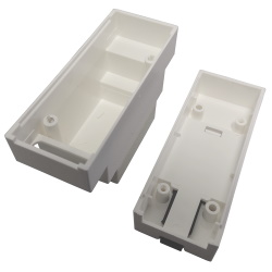 DIN rail enclosure DR-35 ST-0 White