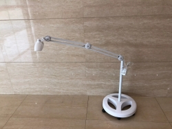 Floor stand on wheels FS3 for lamps, ring loop