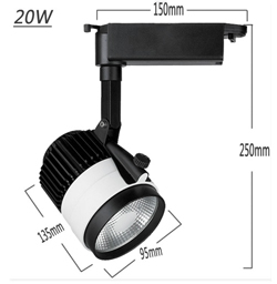 Housing  Spot light 20W, COB, 135 * 95 * 250