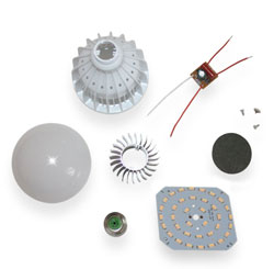 Assembly kit  Lamp LED 15W warm light