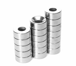 Neodymium mounting magnet D12*H5-4/7, N38