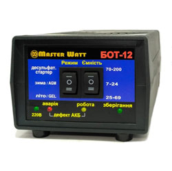 Master Watt charger ZVU BOT-12 [automatic, desulfation]