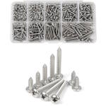 Set of stainless steel screws PA2.6 370pcs. stainless steel 304