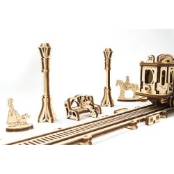 Model  Tram line 3D puzzle