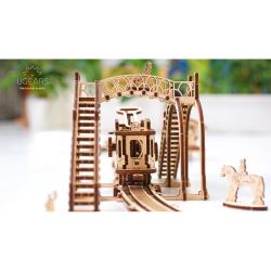 Model  Tram line 3D puzzle