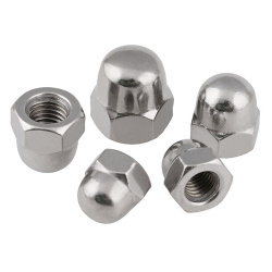 Stainless nut М6 шестигранная колпачковая нерж 304