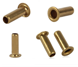 Brass rivet D4 x 6 mm