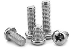 Galvanized screw M3x5mm half round PH