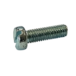 Galvanized screw M3x10mm half round SL