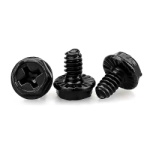 Screw UNC6-32 L=5mm with hex head PH black