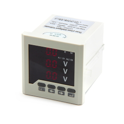  Panel three-phase voltmeter  LG194U-AK4 (LED display, 80-450V AC)