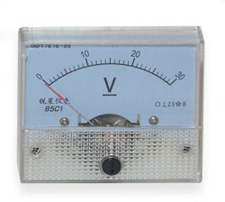 Panel voltmeter 30V DC 85C1 series