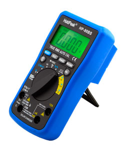 Multimeter HP-90BS with rechargeable battery and solar panel