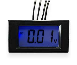 Panel voltmeter D69-30-2V  (LCD, 0-1.999V DC)