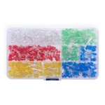 Set LEDs 5mm 500 pcs in organizer