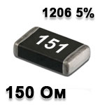 SMD resistor 150R 1206 5%