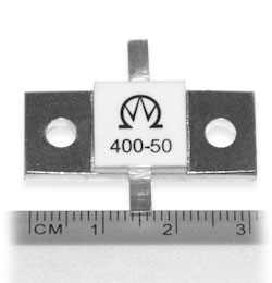 Resistor 50R 400W RF 2 pin