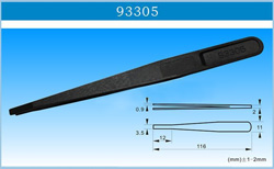  Plastic tweezers VETUS ESD  VT-93305 antistatic