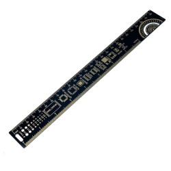 Линейка PCB Ruler шаблон для электронщика радиолюбителя 25см