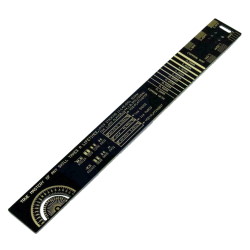 Линейка PCB Ruler шаблон для электронщика радиолюбителя 25см