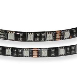 LED Strip Light  SMD 5050 (60) RGB IP65 black base