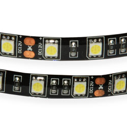 LED Strip Light  SMD 5050 (60) IP65 White natural black base