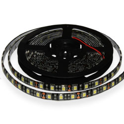 LED Strip Light  SMD 5050 (60) IP65 White natural black base