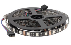 Світлодіодна стрічка SMD 5050 (60) IP24 RGB черная основа