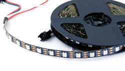 LED Strip Light  SMD 5050 (60) IP24 RGB WS2812B black base