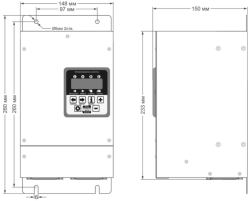 Перетворювач частоти CFM310 4.0КВт