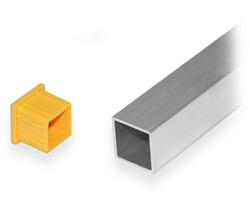 Plug for square profile 20x20x1.2 mm.