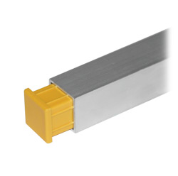 Plug for square profile 20x20x1.2 mm.