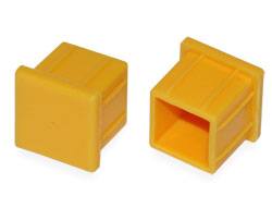 Plug for square profile 20x20x1.2 mm.