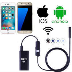  WiFi+USB Endoscope  YPC99 [d = 8mm, 6LED, length 2m]