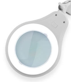 Table magnifier on a platform  MG-9003LED-7TS-5D with LED backlight, 5 diopter