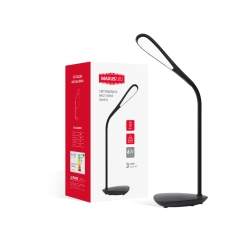 Table lamp MAXUS Led DKL 6W 4100K BK Elipse