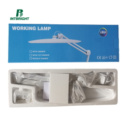 Table lamp on a clamp 9501LED dimming+CCT 182 LED GRAY