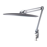 Table lamp on a clamp 9501LED dimming+CCT 182 LED GRAY