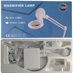 Лампа-лупа косметолога Intbright 9003LED-8D БЕЛАЯ, 8 диоптрий